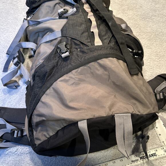bumpy mini backpack Rust Wavy Checkered Large SparkleTights Exterior features a slip Model:DMES-LB-761ML Food Chain Main Course